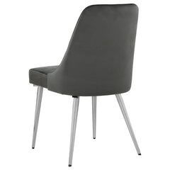 Cabianca Curved Back Side Chairs Grey (Set of 2) - 191442