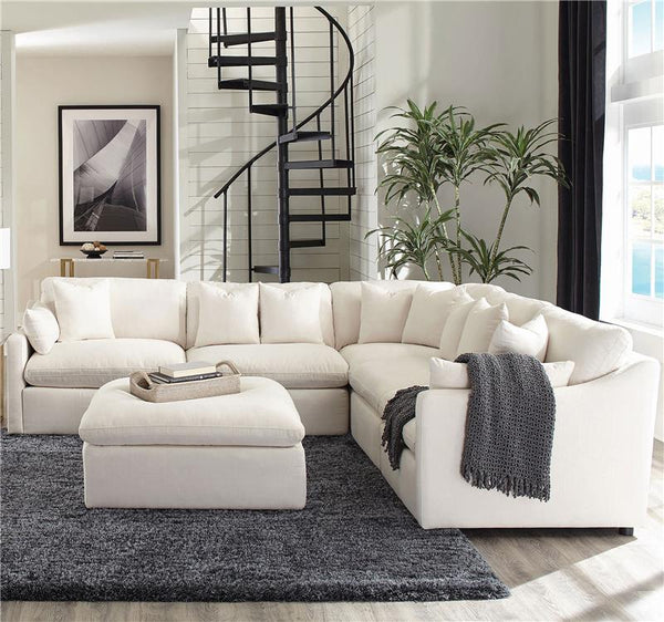 Hobson Upholstered Corner Ivory - 551452