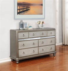 Bling Game 7-drawer Dresser Metallic Platinum - 204183