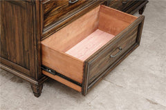 Avenue 8-drawer Bedroom Chest Weathered Burnished Brown - 223035