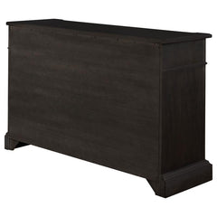 Phelps 2-door Rectangular Server Antique Noir - 121235