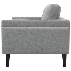 Rilynn Upholstered Track Arm Loveseat Grey - 509525