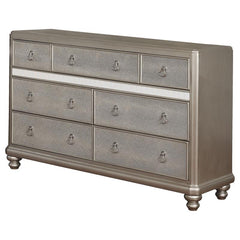 Bling Game 7-drawer Dresser Metallic Platinum - 204183