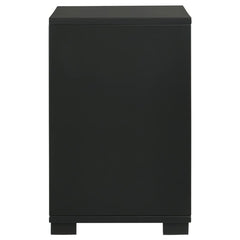 Blacktoft 2-drawer Nightstand Black - 207102