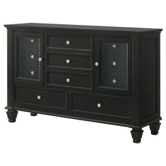Sandy Beach 11-drawer Dresser Black - 201323