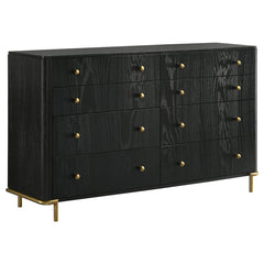 Arini 8-drawer Dresser Black - 224333