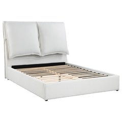 Gwendoline Upholstered Queen Panel Bed White - 306040Q