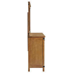 Brenner 8-drawer Dresser with Mirror Rustic Honey - 205263M