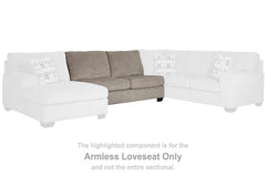 Ballinasloe Armless Loveseat - 8070234