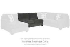 Ballinasloe Armless Loveseat - 8070334