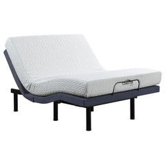 Clara California King Adjustable Bed Base Grey and Black - 350131KW