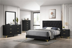Kendall 5-drawer Bedroom Chest Black - 224455