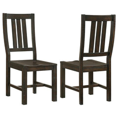 Calandra Slat Back Side Chairs Vintage Java (Set of 2) - 192952