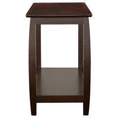 Dixon Wood Entryway Console Table with Shelf Cappuccino - 701079