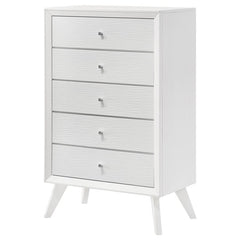 Janelle 5-drawer Bedroom Chest White - 223655