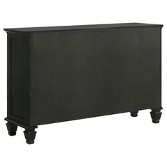 Sandy Beach 5-piece Queen Bedroom Set Black - 201329Q-S5