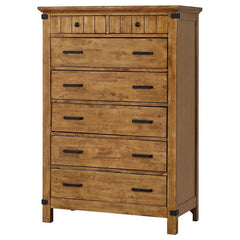 Brenner 7-drawer Chest Rustic Honey - 205265