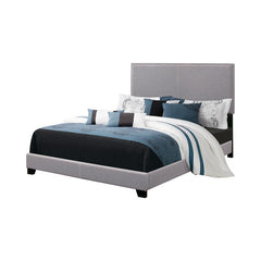 Boyd Upholstered Eastern King Panel Bed Grey - 350071KE
