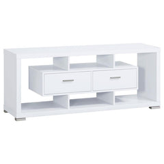 Darien 2-drawer Engineered Wood 59" TV Stand White - 700113