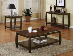 Dixon 1-shelf Square Wood End Table Espresso - 701077
