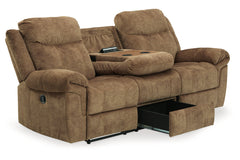 Huddle-Up Reclining Sofa with Drop Down Table - 8230489