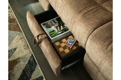 Huddle-Up Reclining Sofa with Drop Down Table - 8230489