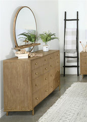 Arini 8-drawer Dresser with Mirror Sand Wash - 224303M