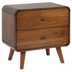 Robyn 4-piece Eastern King Bedroom Set Dark Walnut - 205131KE-S4
