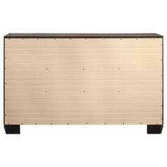 Kauffman 6-drawer Dresser Washed Taupe - 204193