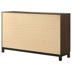 Edmonton 6-drawer Dresser Rustic Tobacco - 204353