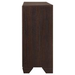 Kauffman 6-drawer Dresser Dark Cocoa - 204393