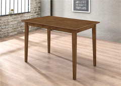 Robles 5-piece Dining Set Chestnut and Tan - 150430