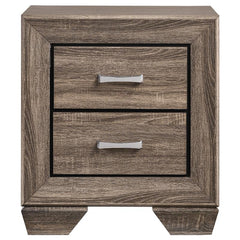 Kauffman 5-piece Eastern King Bedroom Set Washed Taupe - 204190KE-S5