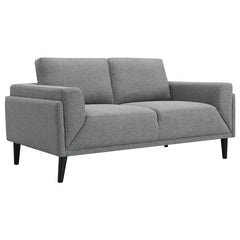 Rilynn 3-piece Upholstered Track Arm Sofa Set Grey - 509524-S3