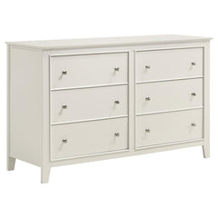 Selena 5-piece Full Bedroom Set Cream White - 400239F-S5