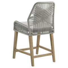 Nakia Woven Rope Back Counter Height Stools (Set of 2) - 110035
