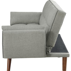 Caufield Upholstered Tufted Convertible Sofa Bed Grey - 360096