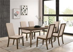 Wethersfield Solid Back Side Chairs Latte (Set of 2) - 109842