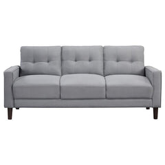 Bowen Upholstered Track Arm Tufted Sofa Grey - 506781