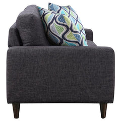 Watsonville Upholstered Track Arm Tufted Sofa Grey - 552001