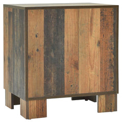 Sidney 2-drawer Nightstand Rustic Pine - 223142
