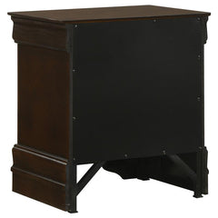 Louis Philippe 4-piece Full Bedroom Set Cappuccino - 202411F-S4