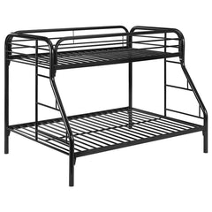 Morgan Metal Twin Over Full Bunk Bed Black - 2258K