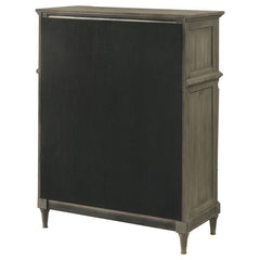 Alderwood 5-drawer Bedroom Chest French Grey - 223125