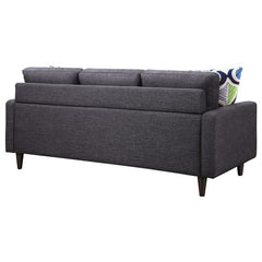 Watsonville Upholstered Track Arm Tufted Sofa Grey - 552001
