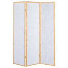 Carrie 3-Panel Room Divider Folding Shoji Screen Natural - 4621