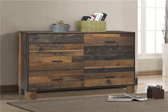 Sidney 6-drawer Dresser Rustic Pine - 223143