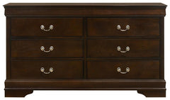 Louis Philippe 5-piece Eastern King Bedroom Set Cappuccino - 202411KE-S5