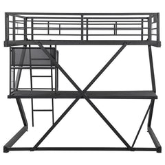 Parkview Full Workstation Loft Bed Black - 460092
