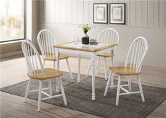 Cinder Wood Dining Side Chair White (Set of 4) - 4129